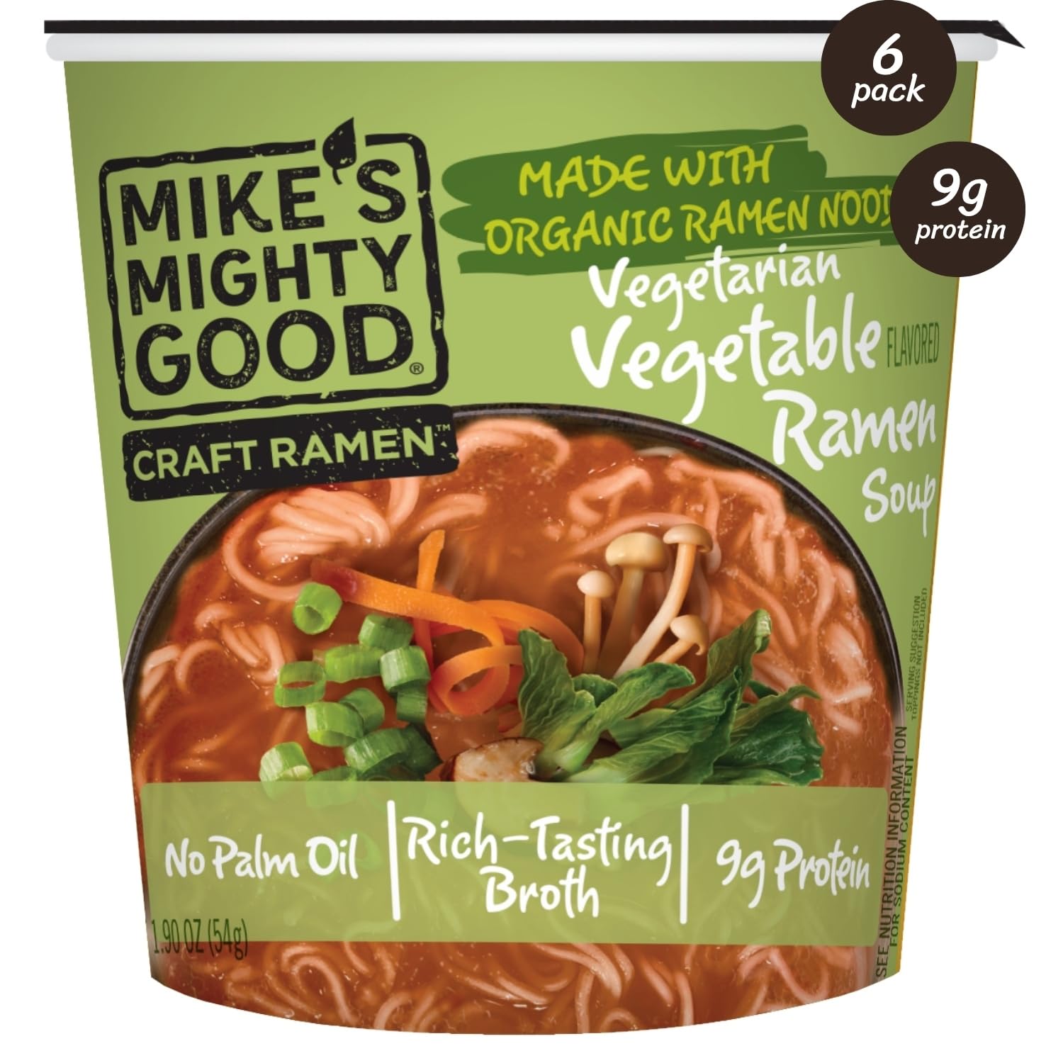 Amazon.com : Mike's Mighty Vegetarian Vegetable Ramen Cup (Pack of